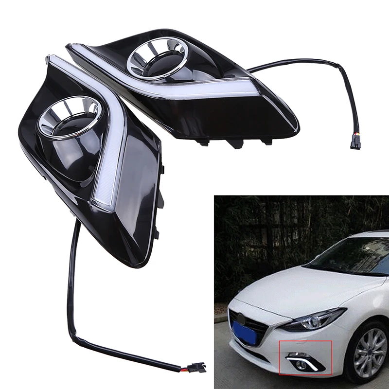 Fit for Mazda Axela 2013 2014 2015 2016 DRL Daytime Running Lights+Turn Signal Lamp LED External Headlight Lamp
Fit for Mazda Axela 2013 2014 2015 2016 DRL Daytime Running Lights+Turn Signal Lamp LED External Headlight Lamp