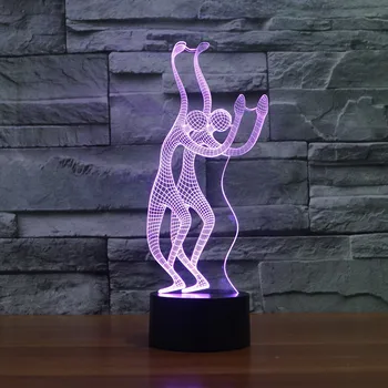 Creative Dancing Acrylic Night Lighting Lamp Yoga 3D LED Luminaria Nightlight Colorful Gradient Table Lava Lamp Bedroom Decor
Creative Dancing Acrylic Night Lighting Lamp Yoga 3D LED Luminaria Nightlight Colorful Gradient Table Lava Lamp Bedroom Decor