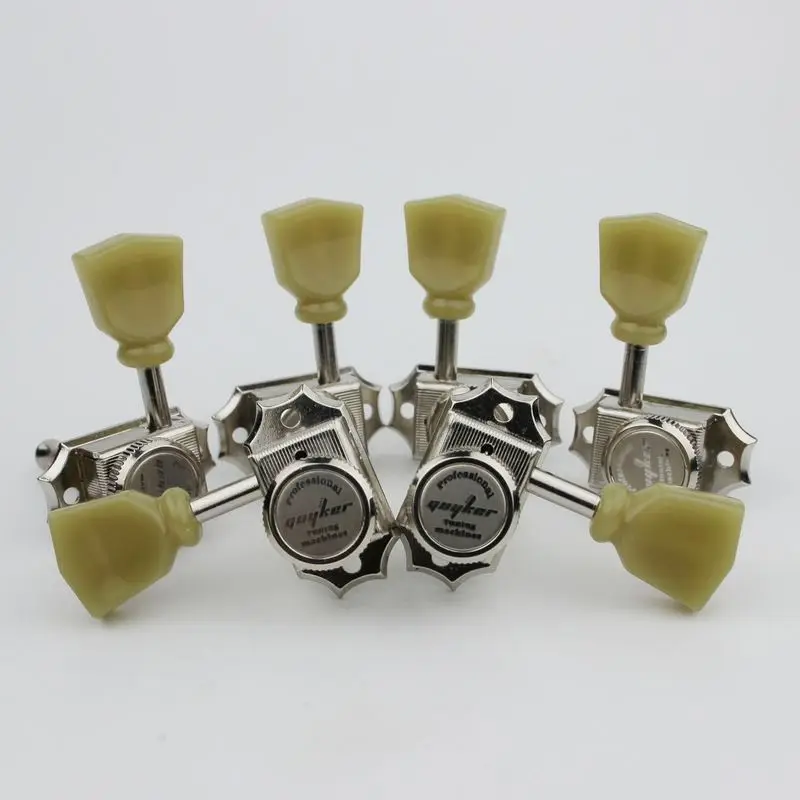 1 Set GUYKER 3R3L Vintage Deluxe Electric Guitar Machine Heads Tuners Nickel Tuning Pegs
1 Set GUYKER 3R3L Vintage Deluxe Electric Guitar Machine Heads Tuners Nickel Tuning Pegs