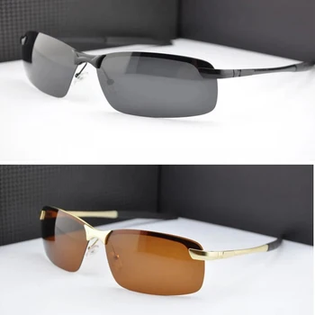 

New Policeman driver fishing Polarized Sunglasses 100% UV400 Sun glasses Brown / Black 933