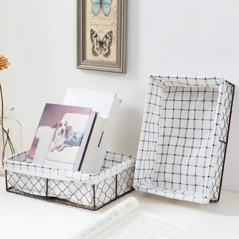 A1 Storage basket iron desktop storage basket rectangular fruit book sundries finishing storage basket wx11051430
A1 Storage basket iron desktop storage basket rectangular fruit book sundries finishing storage basket wx11051430