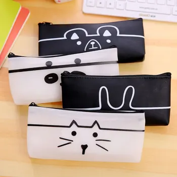 1X Creative Black and white animal jelly pencil bag kawaii stationery bag Animal pencil bag estojo escolar school supplies
1X Creative Black and white animal jelly pencil bag kawaii stationery bag Animal pencil bag estojo escolar school supplies