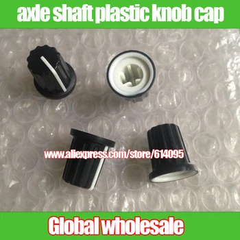 10pcs axle shaft plastic potentiometer knob cap / A black knob cap / 0 degrees 180 degrees 270 degrees indicative of the cap
10pcs axle shaft plastic potentiometer knob cap / A black knob cap / 0 degrees 180 degrees 270 degrees indicative of the cap