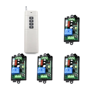 AC 220V 110V 10A RF 1CH Relay switch Learning code garage door remote control 433mhz 315mhz intelligent dimmer switch 4084
AC 220V 110V 10A RF 1CH Relay switch Learning code garage door remote control 433mhz 315mhz intelligent dimmer switch 4084