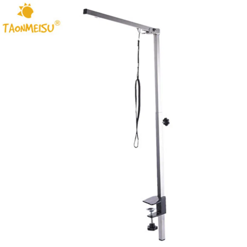 Image Foldable Pet Dog Cat Grooming Arm 62cm Stainless Steel Pets Puppy Grooming Table Suspension Bracket