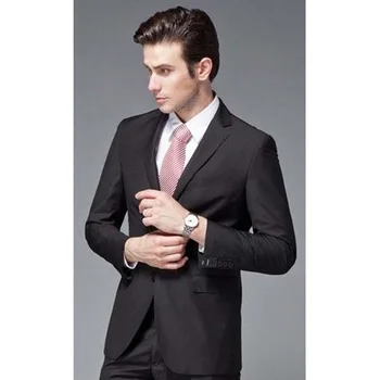 Black Men Business suit NEW costume homme mariage mens 2 piece suits wedding groom terno masculino Jacket+pant
Black Men Business suit NEW costume homme mariage mens 2 piece suits wedding groom terno masculino Jacket+pant