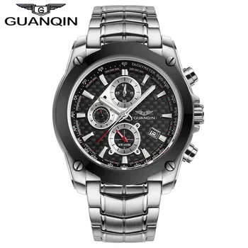 Men Sport Watch Top Brand GUANQIN Waterproof Luminous Outdoor Watches Chronograph Multifuction Full Steel Mens Quartz Wristwatch
Men Sport Watch Top Brand GUANQIN Waterproof Luminous Outdoor Watches Chronograph Multifuction Full Steel Mens Quartz Wristwatch