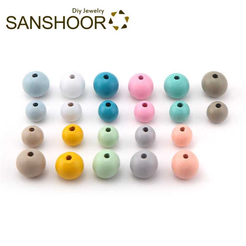 SANSHOOR Mix 15mm 20mm Round Wooden Beads Candy Colors Fit Diy Key Chain Handmade Pendant Necklace Drop Earrings For Women 40pcs
SANSHOOR Mix 15mm 20mm Round Wooden Beads Candy Colors Fit Diy Key Chain Handmade Pendant Necklace Drop Earrings For Women 40pcs