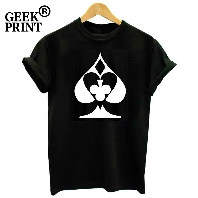 Women Tops CARDS SYMBOLS PRINTED T SHIRT SPADE CLUB DIAMOND HEART GRAPHIC COOL GAMBLE Lady Tshirt Dropshipping
Women Tops CARDS SYMBOLS PRINTED T SHIRT SPADE CLUB DIAMOND HEART GRAPHIC COOL GAMBLE Lady Tshirt Dropshipping