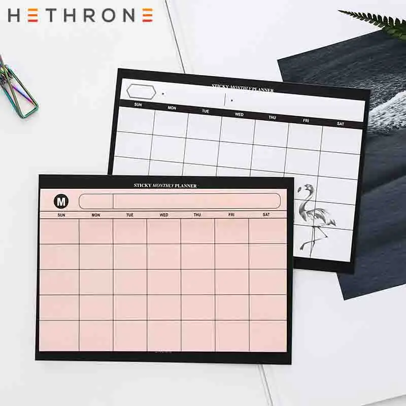 Hethrone Creative simple desktop schedule month plan can tear notebook work efficiency summary plan Office Schoo Stationery
Hethrone Creative simple desktop schedule month plan can tear notebook work efficiency summary plan Office Schoo Stationery