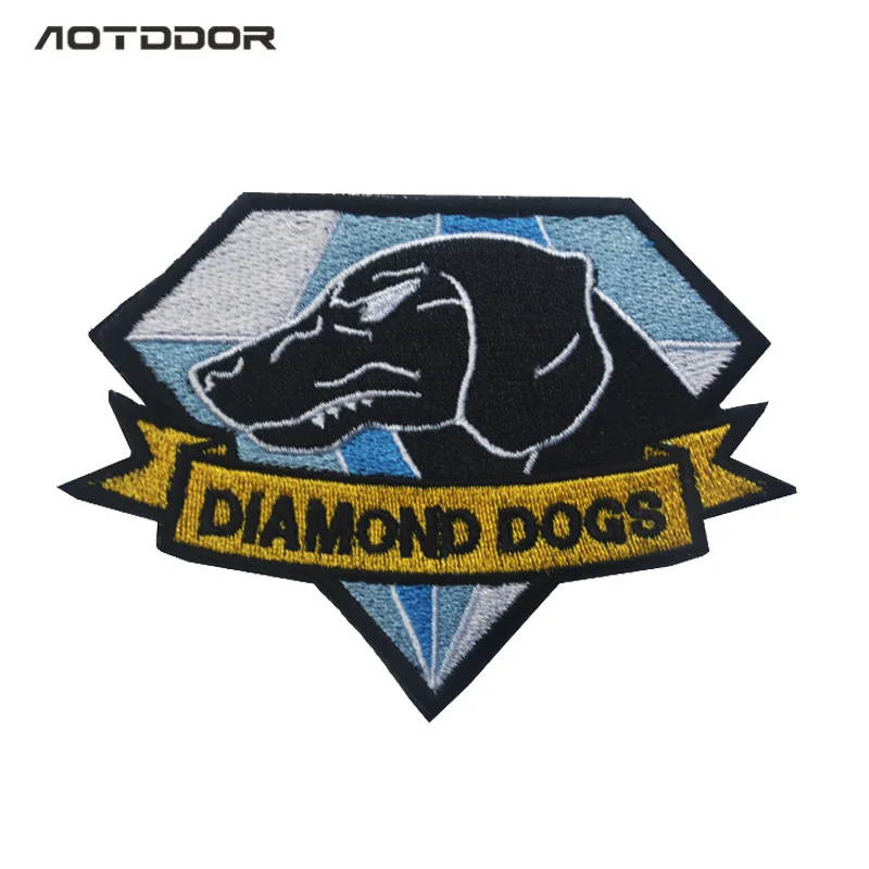 MGS Metal Gear Solid Metal Gear 5 Diamond Dogs Army Embroidery Badge Morale Embroidered Patch Appliques Hook & Loop
MGS Metal Gear Solid Metal Gear 5 Diamond Dogs Army Embroidery Badge Morale Embroidered Patch Appliques Hook & Loop
