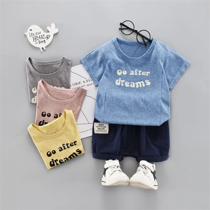 infant tracksuit baby boy clothes summer two piece set baby tee tops + shorts pants toddler clothing boys kids cotton outfits
infant tracksuit baby boy clothes summer two piece set baby tee tops + shorts pants toddler clothing boys kids cotton outfits