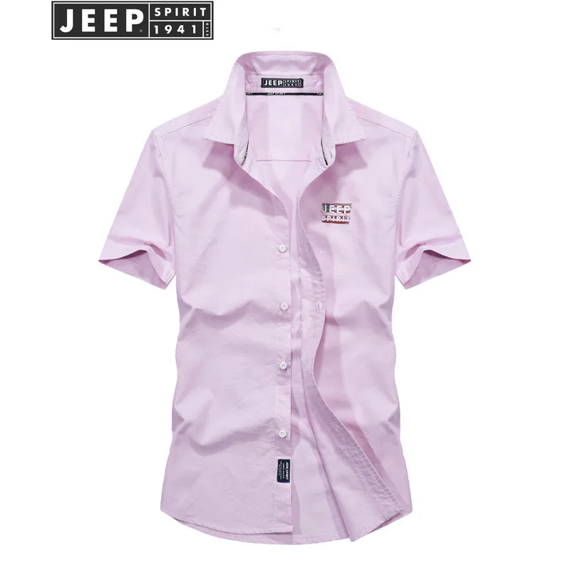 JEEP SPIRIT Summer Brand Casual Shirt Men Short Sleeve Turn-down Collar Cotton Men Shirt S-3XL chemise homme Mens Shirts
JEEP SPIRIT Summer Brand Casual Shirt Men Short Sleeve Turn-down Collar Cotton Men Shirt S-3XL chemise homme Mens Shirts
