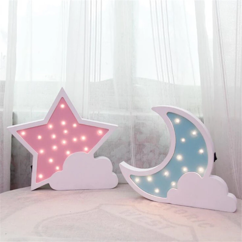 Flaky Clouds Stars Moon Night Light Lovely Baby Lamp Toys Nordic Cartoon lamp Home Decoration Children's INS Photographic Props
Flaky Clouds Stars Moon Night Light Lovely Baby Lamp Toys Nordic Cartoon lamp Home Decoration Children's INS Photographic Props
