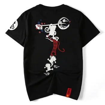 Cartoon monkey cherry print boutique short sleeve funny t shirts Summer 2019New top quality pure cotton luxury t shirt men M-4XL
Cartoon monkey cherry print boutique short sleeve funny t shirts Summer 2019New top quality pure cotton luxury t shirt men M-4XL