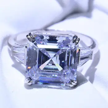 Luxury Jewelry 925 Sterling Silver Princess Cut White Clear 5A Cubic Zirconia Women Wedding Party Eternity Ring for Lover's Gift
Luxury Jewelry 925 Sterling Silver Princess Cut White Clear 5A Cubic Zirconia Women Wedding Party Eternity Ring for Lover's Gift