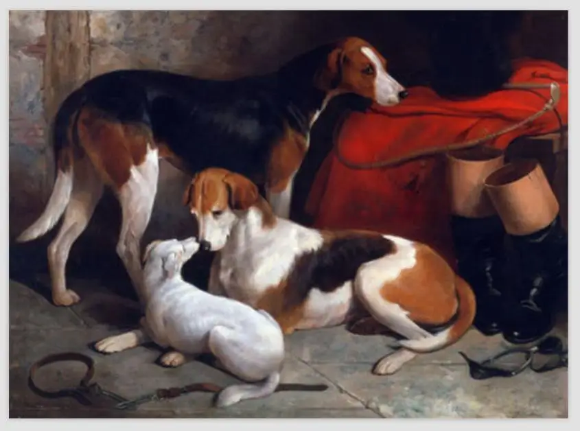 100% Hand Painted Dogs Animal Oil Paint Paintings on Canvas Wall Decor Art Painting for Living Room High Quality
100% Hand Painted Dogs Animal Oil Paint Paintings on Canvas Wall Decor Art Painting for Living Room High Quality