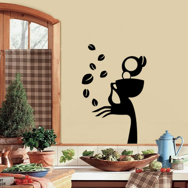 KUCADA coffee bean wall sticker for home decoration kitchen decor mural art decal diy black WP1114
KUCADA coffee bean wall sticker for home decoration kitchen decor mural art decal diy black WP1114