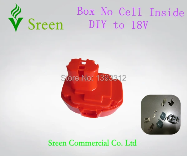 DIY to 18V NI-CD NI-MH Rechargeable Battery Packs Power Tools Battery Case for Makita Plastic Shell Box No Cells Inside!
DIY to 18V NI-CD NI-MH Rechargeable Battery Packs Power Tools Battery Case for Makita Plastic Shell Box No Cells Inside!