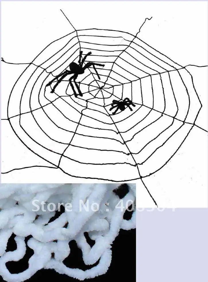 Free shipping,halloween plush spider web,diameter:3m ,white and black ,haunted house bar decoration,halloween supplier
Free shipping,halloween plush spider web,diameter:3m ,white and black ,haunted house bar decoration,halloween supplier
