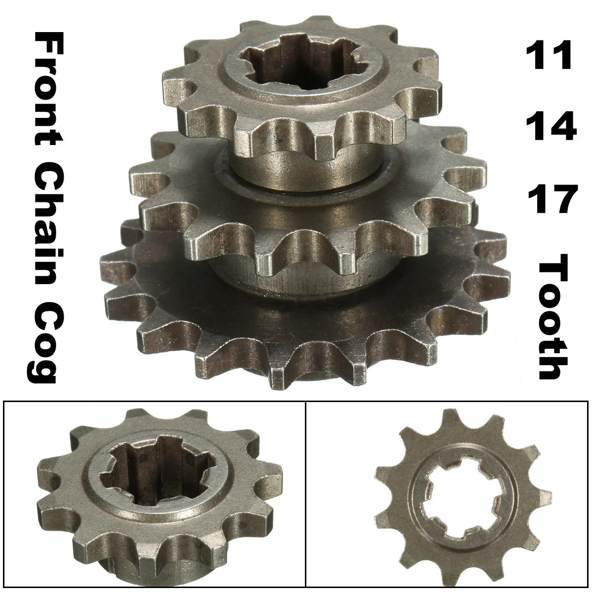 T8F 8mm 11/14/17 Tooth Front Pinion Sprocket Chain Cog for 47cc 49cc Mini Moto Dirt Bike
T8F 8mm 11/14/17 Tooth Front Pinion Sprocket Chain Cog for 47cc 49cc Mini Moto Dirt Bike