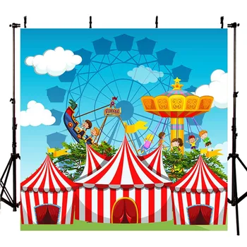 NeoBack Vinyl photography Backdrops Amusement Ferris Wheel Circus Tent Childre Birthday Decor Photocall Backdrop Photo Studio
NeoBack Vinyl photography Backdrops Amusement Ferris Wheel Circus Tent Childre Birthday Decor Photocall Backdrop Photo Studio