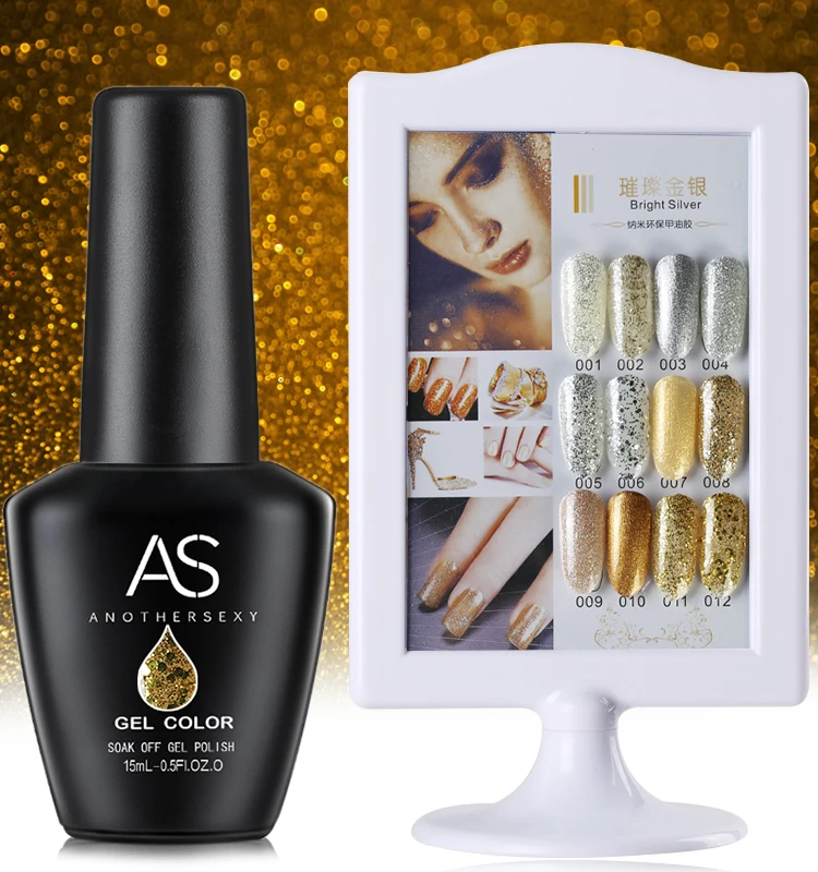AS Gel Polish Varnish UV LED Silver Gold Series UV Gel Base Top Coat UV Lamp Nail Art Design Nail Gel
AS Gel Polish Varnish UV LED Silver Gold Series UV Gel Base Top Coat UV Lamp Nail Art Design Nail Gel
