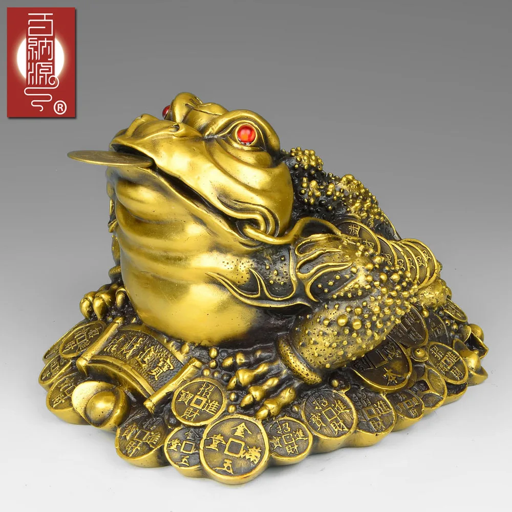 Patchwork lucky golden cicada decoration Large gold toad feng shui decoration Bronze gift lovers Art copper
Patchwork lucky golden cicada decoration Large gold toad feng shui decoration Bronze gift lovers Art copper