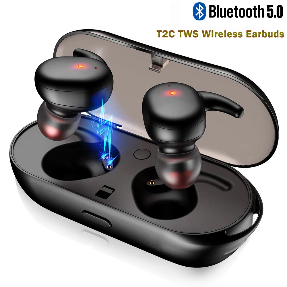 T2C TWS беспроводные Bluetooth наушники для Xiaomi huawei мобильный стерео спортивные с