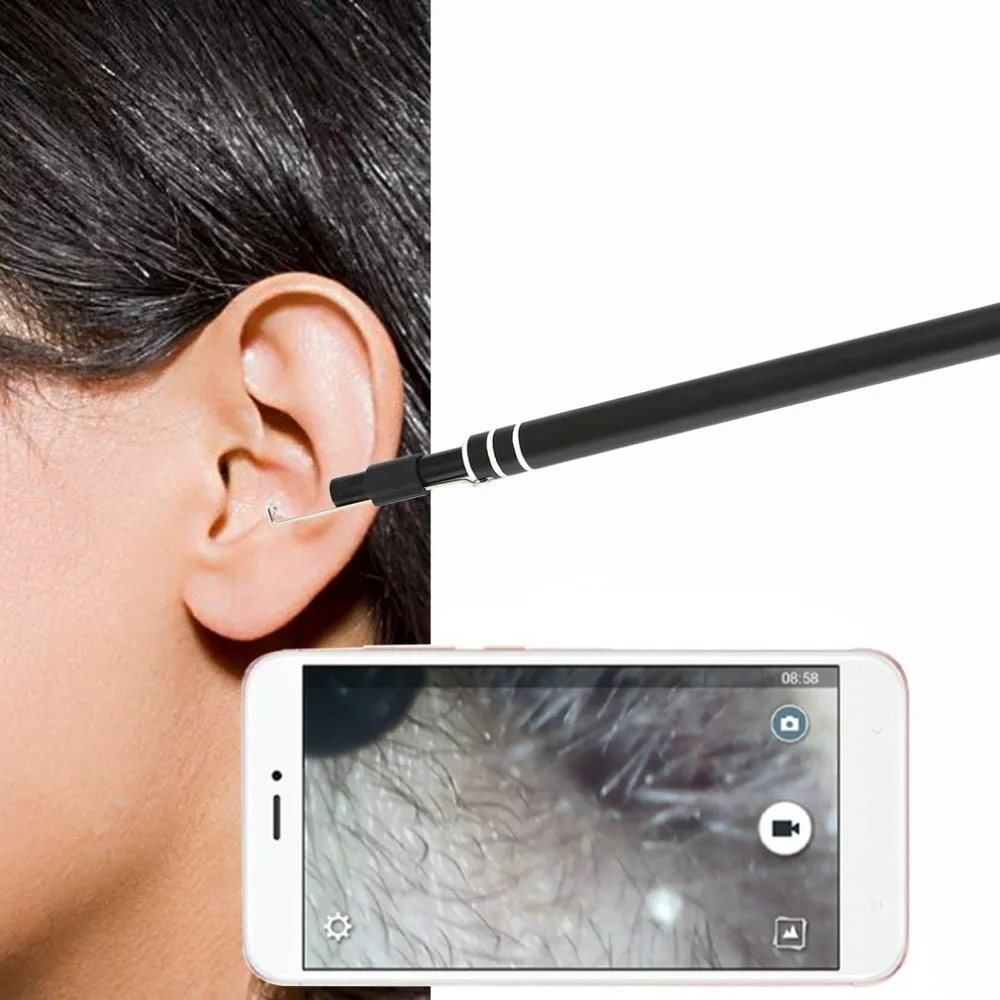 Ear Endoscope HD Visual Ear Spoon Multifunctional Earpick With Ear Health Care Cleaning Tool Universal for PC Smartphone
Ear Endoscope HD Visual Ear Spoon Multifunctional Earpick With Ear Health Care Cleaning Tool Universal for PC Smartphone