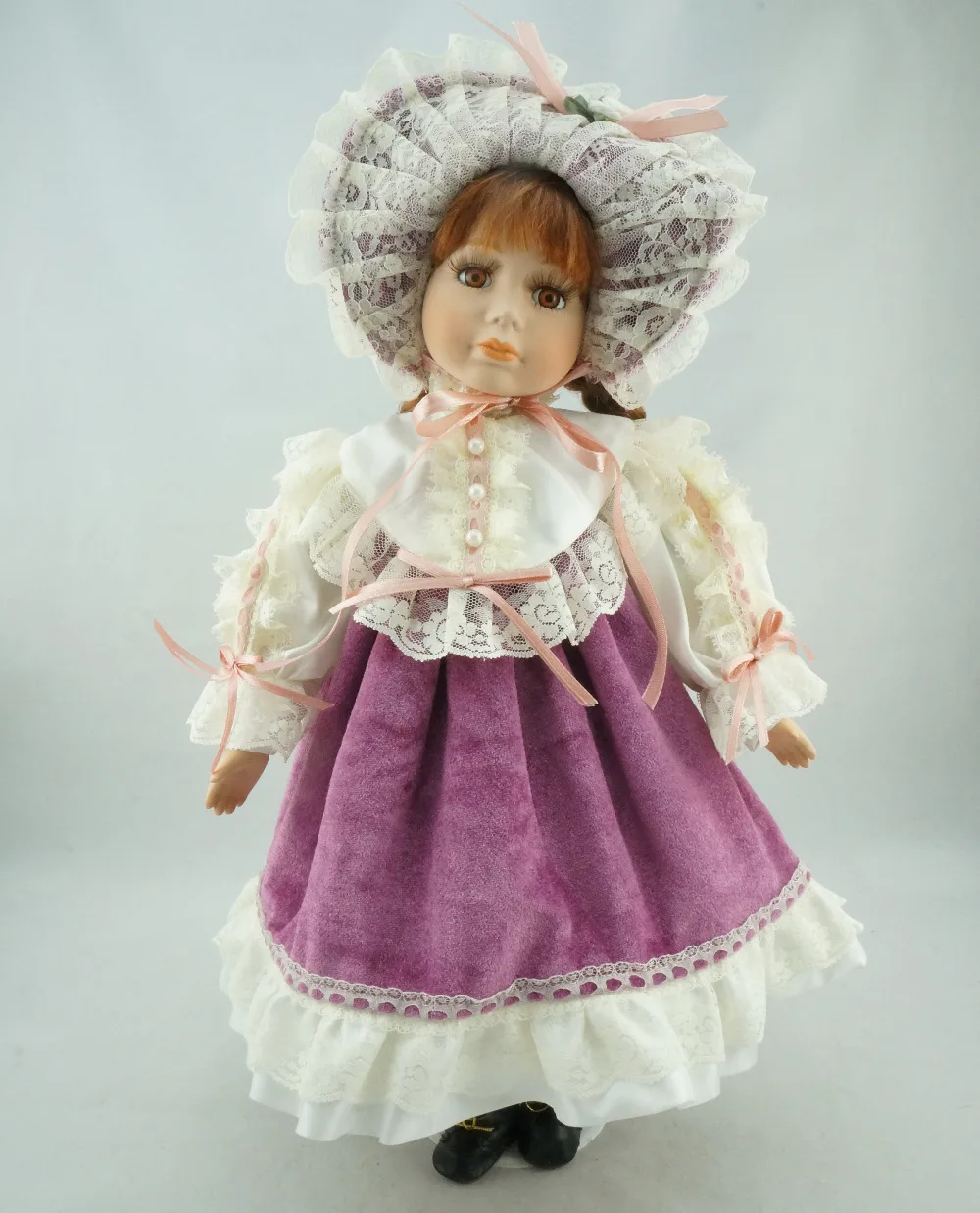Cosette 16" New Elegant Handmade Purple Dress Braids Pincess Angel Porcelain Doll
Cosette 16" New Elegant Handmade Purple Dress Braids Pincess Angel Porcelain Doll