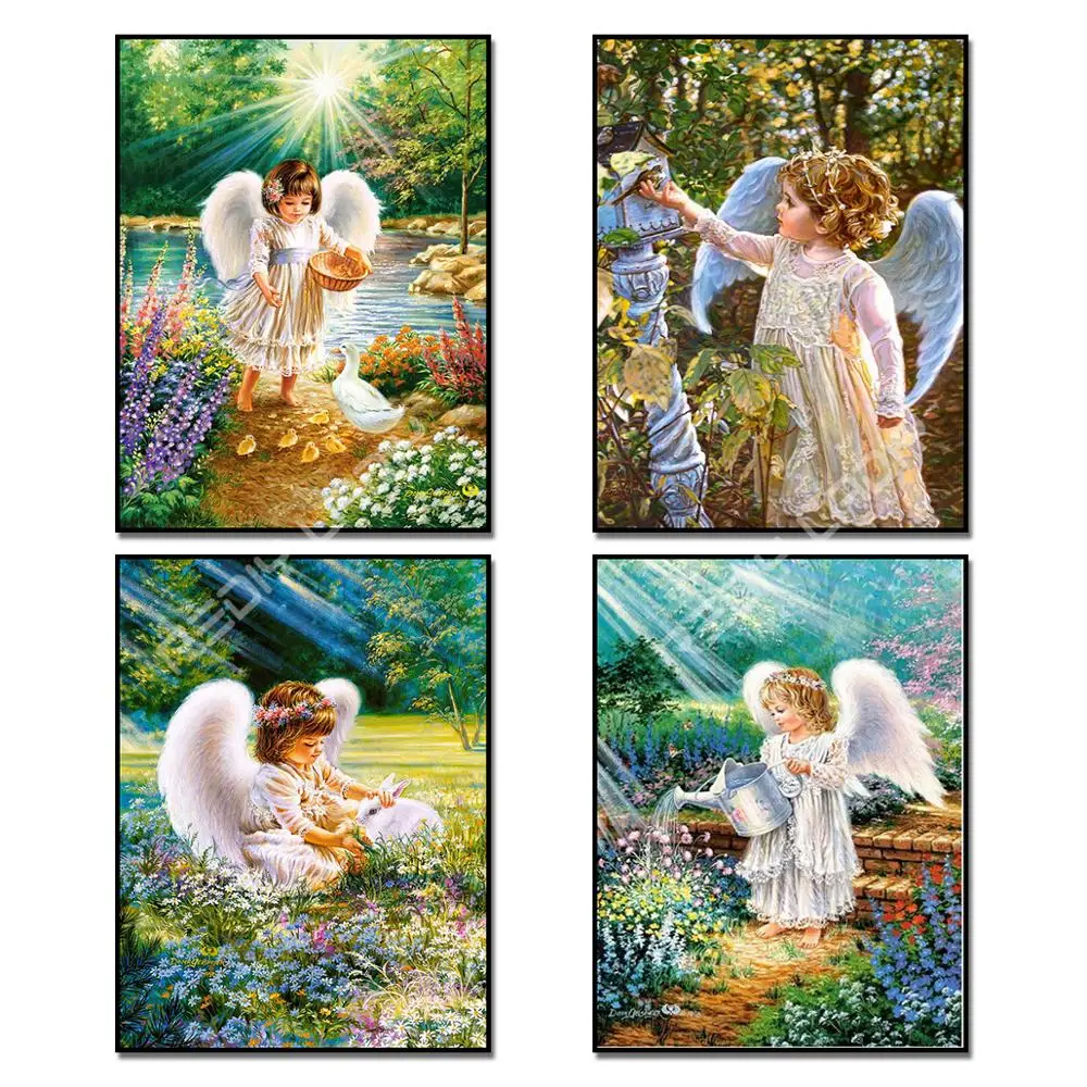 DIY Diamond Mosaic Angel Girl Rhinestones Paint by Numbers Full Square/Round Drill Diamond Embroidery Crystal Diamond Painting
DIY Diamond Mosaic Angel Girl Rhinestones Paint by Numbers Full Square/Round Drill Diamond Embroidery Crystal Diamond Painting