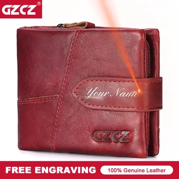 GZCZ Genuine Leather Women Wallet Luxury Brand Design Walet PORTFOLIO Zipper Coin Purse Pocket Female Small Portomonee Vallet
GZCZ Genuine Leather Women Wallet Luxury Brand Design Walet PORTFOLIO Zipper Coin Purse Pocket Female Small Portomonee Vallet