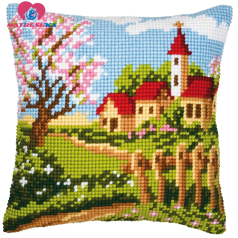 cross stitch pillow cross stitch canvas printed embroidery needlework sets Counted landscape house Cushions cross stitch pillow
cross stitch pillow cross stitch canvas printed embroidery needlework sets Counted landscape house Cushions cross stitch pillow
