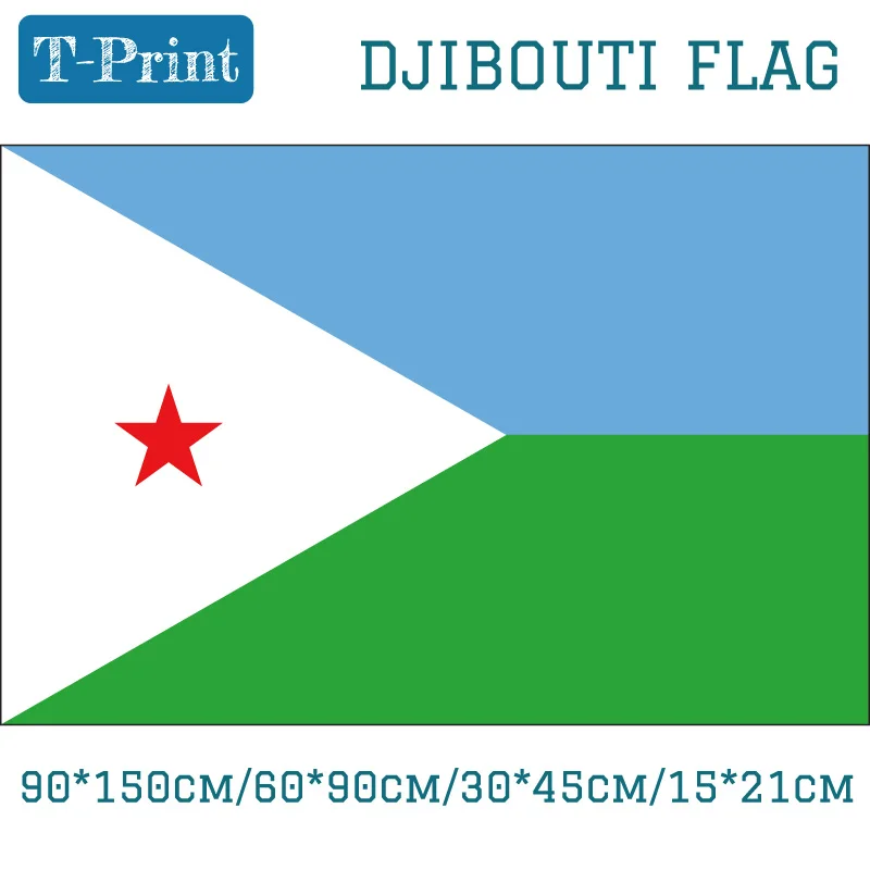 Free shipping Djibouti National Flag 30*45cm Car Flag 15*21cm 90*150cm 60*90cm 3x5ft Flying Flag
Free shipping Djibouti National Flag 30*45cm Car Flag 15*21cm 90*150cm 60*90cm 3x5ft Flying Flag