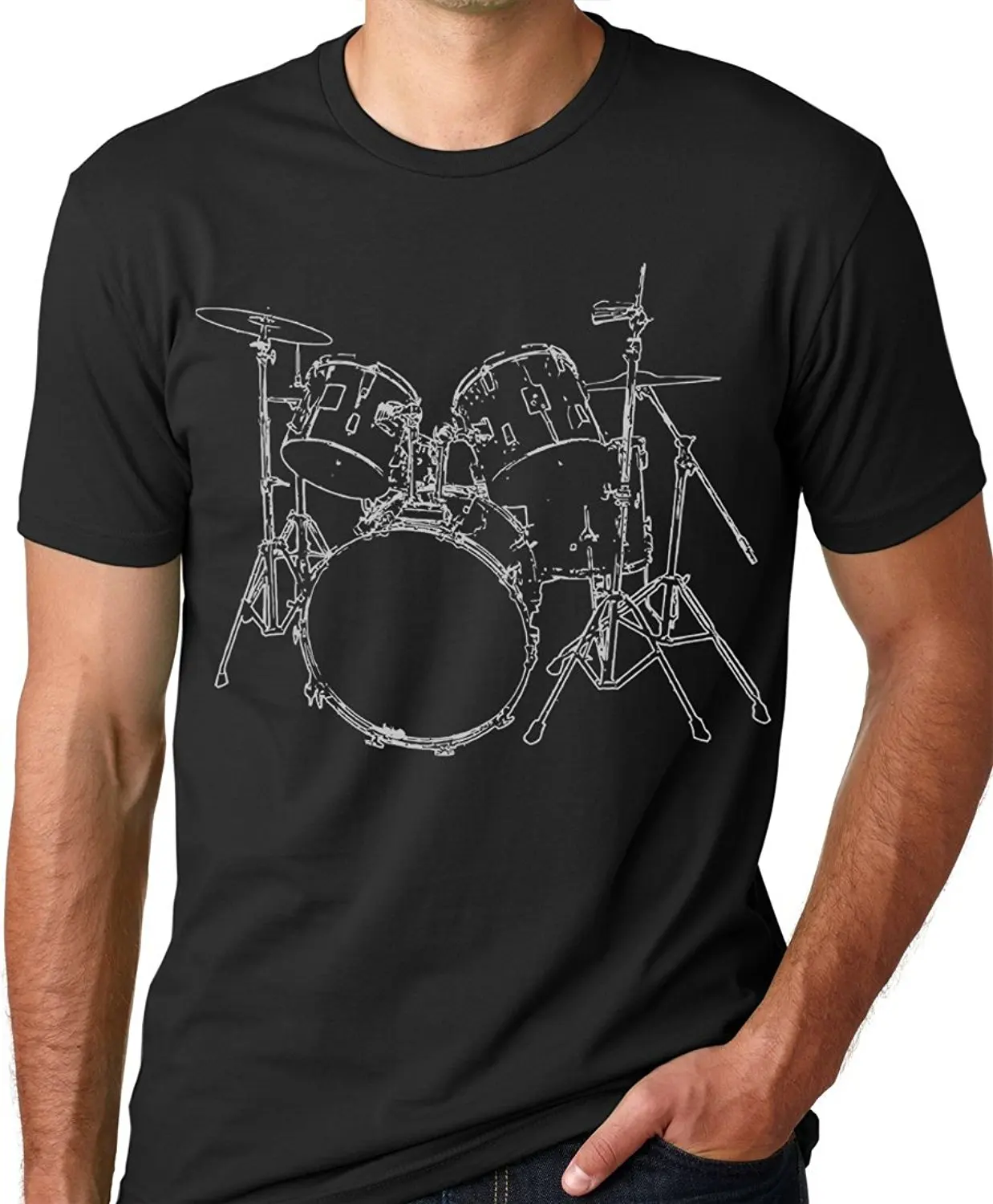 2019 New Summer Cool Tee Shirt Drums T-shirt Artistic design Drummer Tee Cotton T-shirt
2019 New Summer Cool Tee Shirt Drums T-shirt Artistic design Drummer Tee Cotton T-shirt