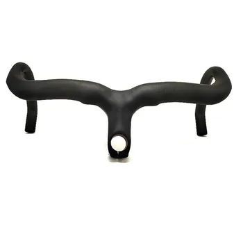 Carbon Handlebar Road Bicycle Handlebar Integrated Handlebar and Stem 3K UD Ultralight 2019 Drop Handlebars 450g
Carbon Handlebar Road Bicycle Handlebar Integrated Handlebar and Stem 3K UD Ultralight 2019 Drop Handlebars 450g
