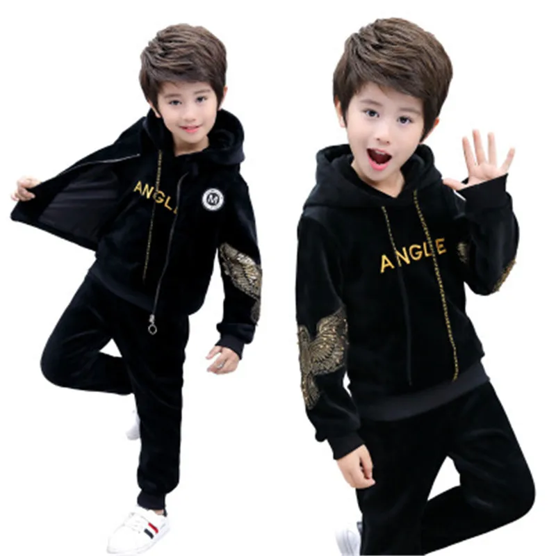 New Fashion Kids Boys Girls Autumn Winter Clothing Set Velvet Solid Hoodie+Pants+Vest 3Pcs Clothes Set Color Black 4-14 Years
New Fashion Kids Boys Girls Autumn Winter Clothing Set Velvet Solid Hoodie+Pants+Vest 3Pcs Clothes Set Color Black 4-14 Years