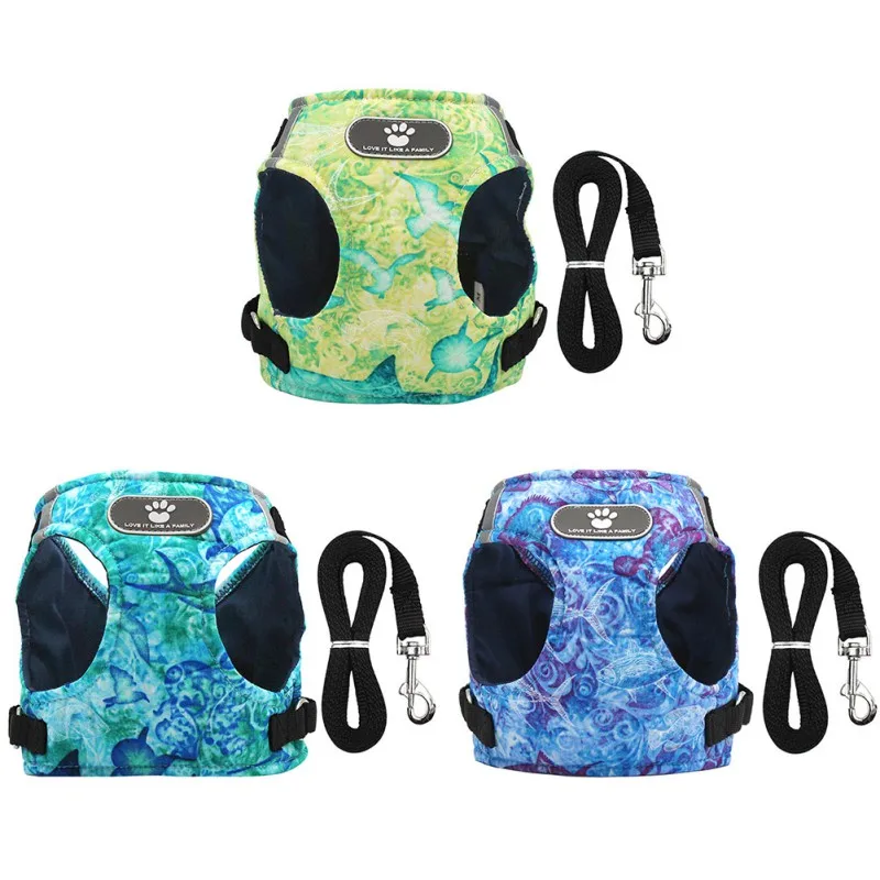 Dog Cat Harness And Leash Set Pet Adjustable Reflective Vest Walking Lead Leash Puppy Harness for Small Medium Dog
Dog Cat Harness And Leash Set Pet Adjustable Reflective Vest Walking Lead Leash Puppy Harness for Small Medium Dog