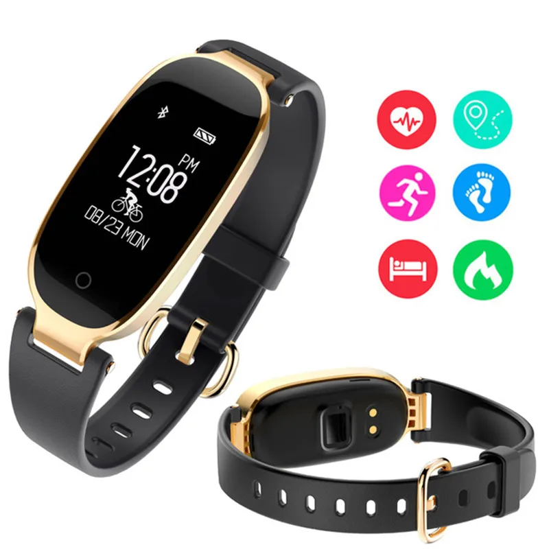 S3 Fashion Smart Band Bracelet Women Heart Rate Monitor Watch Waterproof Smartband Lady Female Fitness Tracker Girl's Wristband
S3 Fashion Smart Band Bracelet Women Heart Rate Monitor Watch Waterproof Smartband Lady Female Fitness Tracker Girl's Wristband