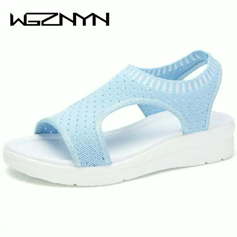 WGZNYN 2019 Women Sandals Summer NEW Female Shoes Woman Wedge Comfortable Sandals Ladies Slip-on Flat Sandals Women Sandalias W6
WGZNYN 2019 Women Sandals Summer NEW Female Shoes Woman Wedge Comfortable Sandals Ladies Slip-on Flat Sandals Women Sandalias W6