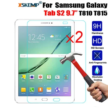 XSKEMP 2Pcs/Lot 9H Tempered Glass Screen Protector For Samsung Galaxy Tab S2 9.7" T810 T815 Ultra Thin Tablet PC Protective Film
XSKEMP 2Pcs/Lot 9H Tempered Glass Screen Protector For Samsung Galaxy Tab S2 9.7" T810 T815 Ultra Thin Tablet PC Protective Film