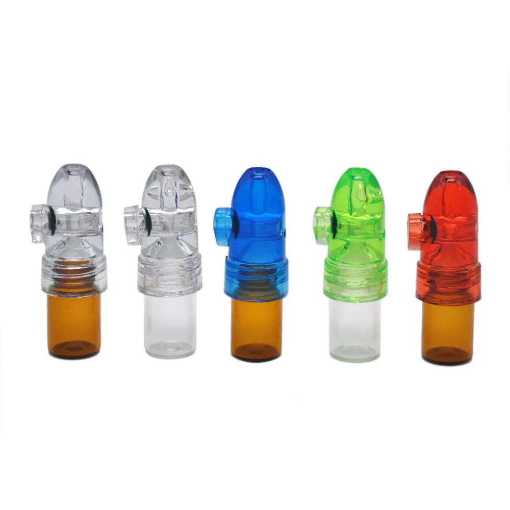 5 pcs/set Plastic Glass Snuff Dispenser Bullet Sunff Snorter Rocket Powder Pill Case Sniff Bottle 3sizes 53/67/82mm
5 pcs/set Plastic Glass Snuff Dispenser Bullet Sunff Snorter Rocket Powder Pill Case Sniff Bottle 3sizes 53/67/82mm