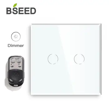 Bseed EU Standard Touch Dimmer 2 Gang 1 Way Remote Control 3 Colors White Black Golden Crystal Glass Panel For Dimmable Light
Bseed EU Standard Touch Dimmer 2 Gang 1 Way Remote Control 3 Colors White Black Golden Crystal Glass Panel For Dimmable Light