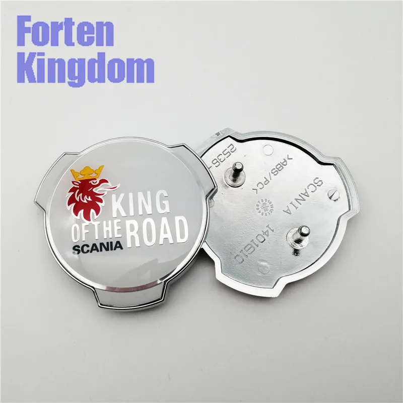 Forten Kingdom 2 Pieces For Scania King Of The Road White ABS 80mm Big Truck Front Grill Grille Emblem Car Badge 1401610
Forten Kingdom 2 Pieces For Scania King Of The Road White ABS 80mm Big Truck Front Grill Grille Emblem Car Badge 1401610