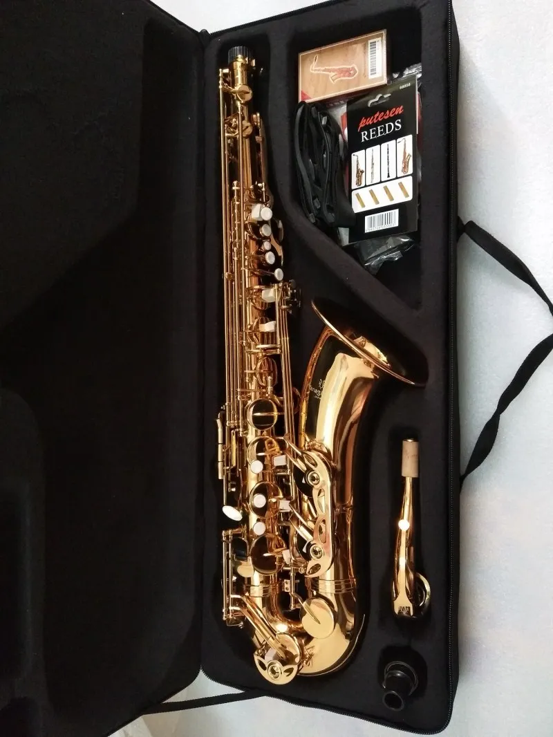 Tenor Instrument YANAGISAWA T-901 BBMusic Saxophone Tenor Support Professional Lacquer Gold Real photo Sax with Accessories
Tenor Instrument YANAGISAWA T-901 BBMusic Saxophone Tenor Support Professional Lacquer Gold Real photo Sax with Accessories