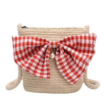 New Fashion Women Weave Straw Bag Plaid Bow Crossbody Bags Candy Color Shoulder Bags Designer Bolsa de ombro das mulheres#30
New Fashion Women Weave Straw Bag Plaid Bow Crossbody Bags Candy Color Shoulder Bags Designer Bolsa de ombro das mulheres#30