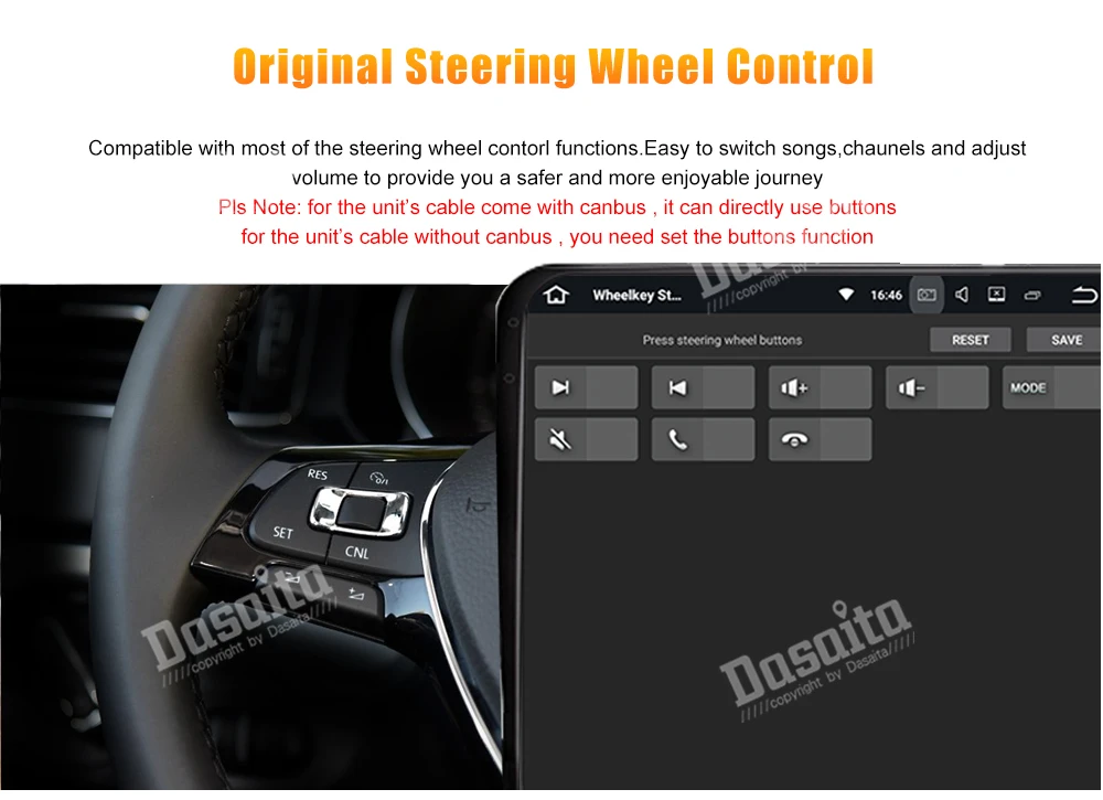 Excellent Android 9.0 Car 1 din Stereo for Hyundai IX35 Car Radio MP3  Bluetooth 9"  IPS Multi Touch Screen 10