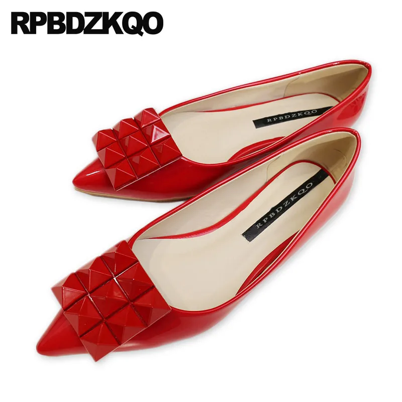 Gray 10 Heart Designer Patent Leather Pointed Toe China Work Slip On Flats Green Red 11 Women Chinese Wedding Shoes Large Size
Gray 10 Heart Designer Patent Leather Pointed Toe China Work Slip On Flats Green Red 11 Women Chinese Wedding Shoes Large Size