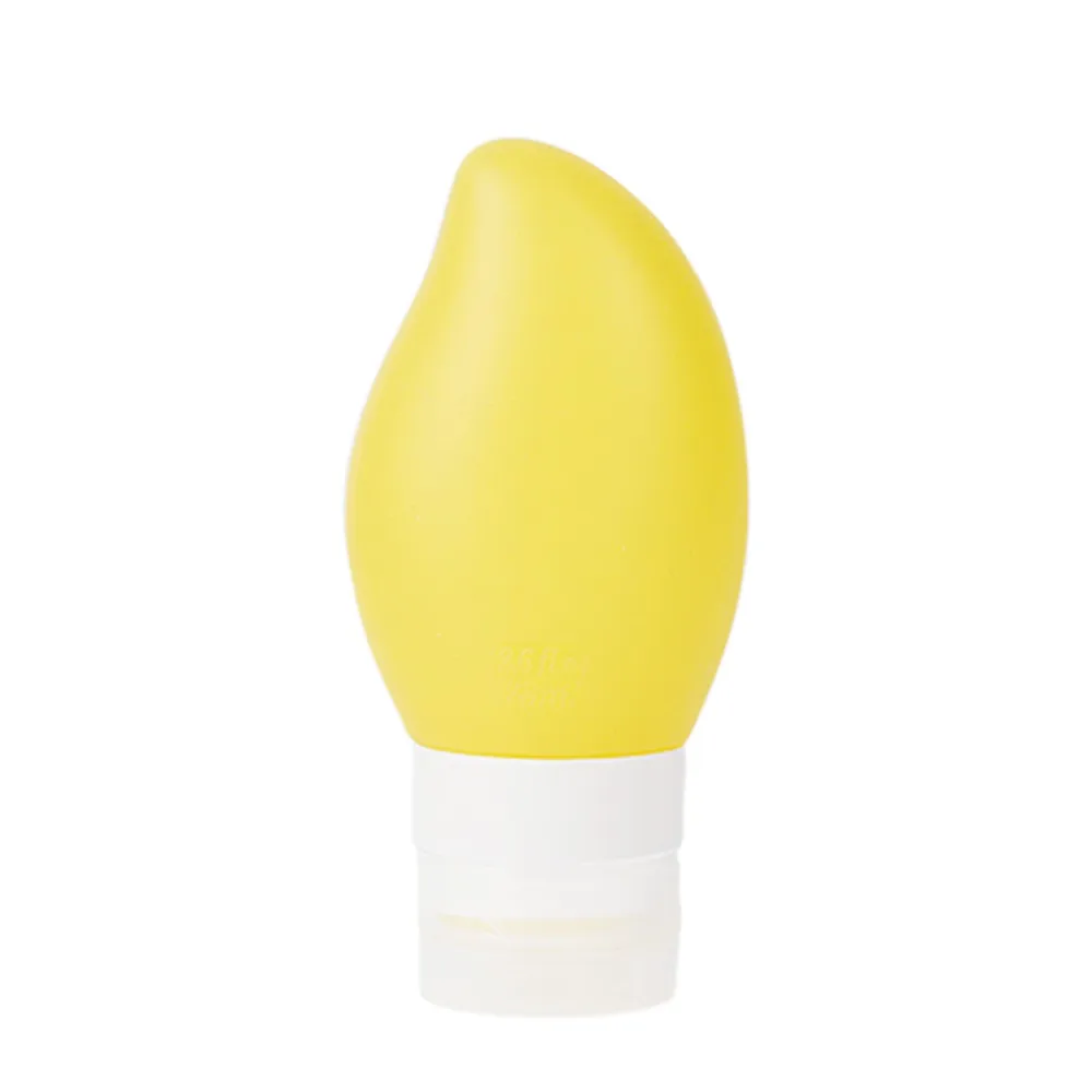 78ml Refillable Mango Shaped Travel Bottle Set Leakproof Squeezable Silicone Bottles Kit Style Yellow Mini size,lightweight cute
78ml Refillable Mango Shaped Travel Bottle Set Leakproof Squeezable Silicone Bottles Kit Style Yellow Mini size,lightweight cute